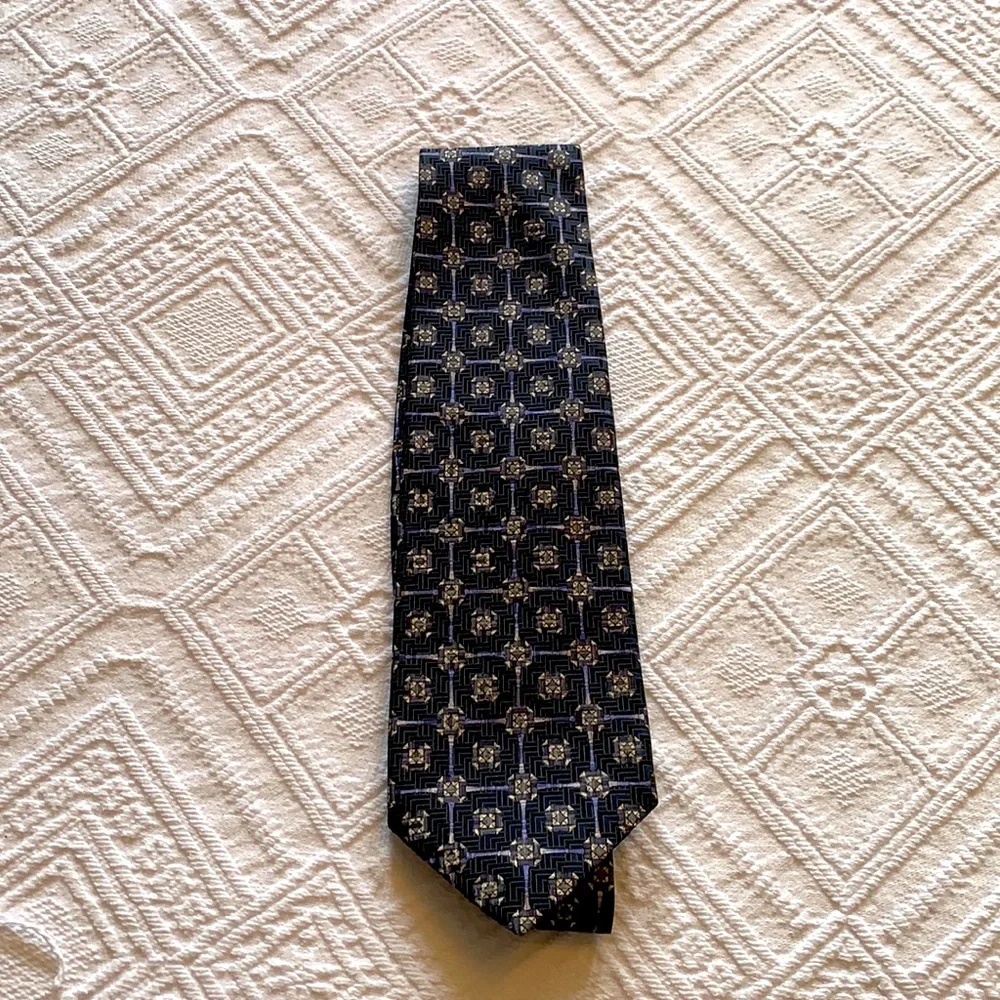 Robert Talbott black charcoal tie